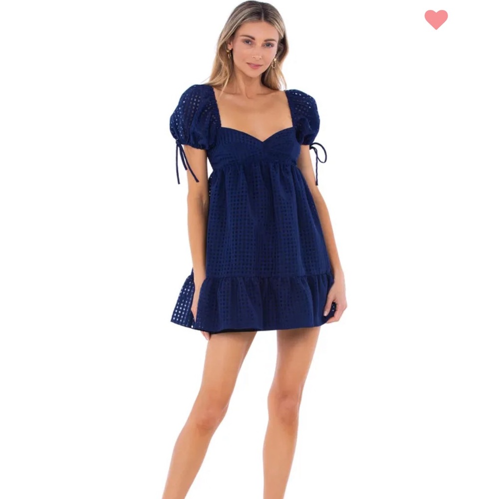 Amanda Uprichard- Sicily Dress Dark Blue M